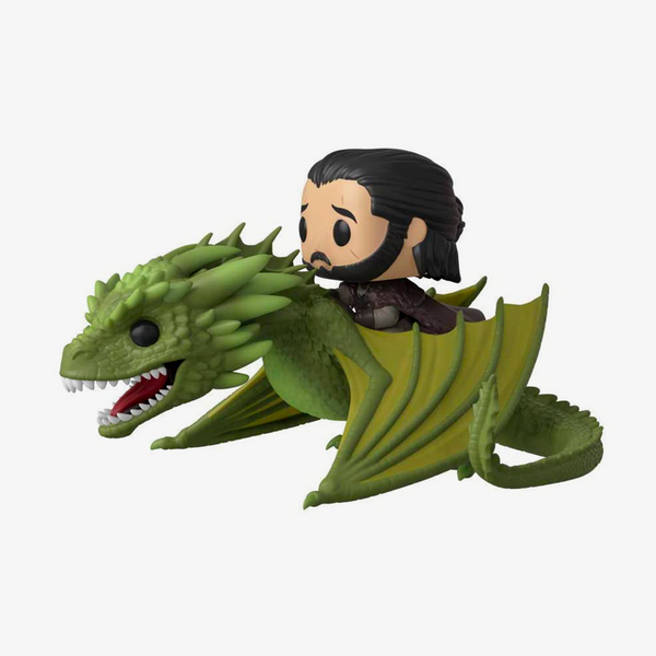Jon Snow con Rhaegal